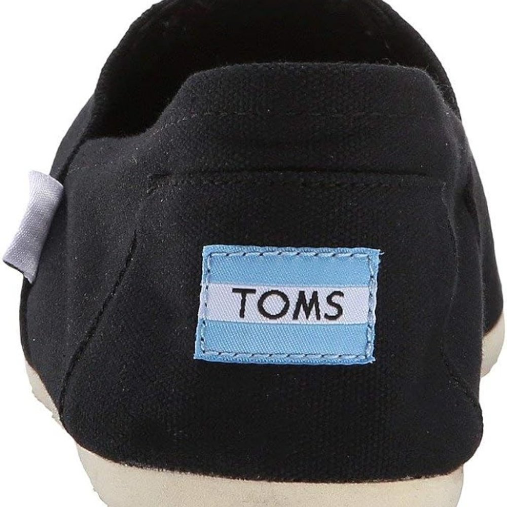 Toms Classic Canvas - Black (Sz 8.5)